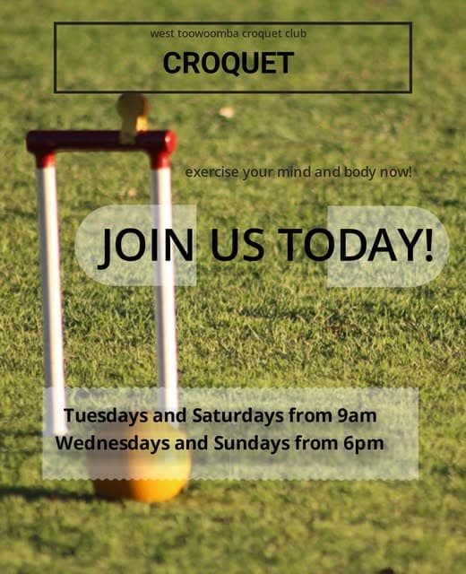 Photos from West Toowoomba croquet club