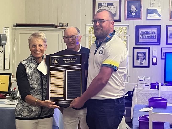 McMahon and De-Vene win CAQ Golf Croquet Open Doubles