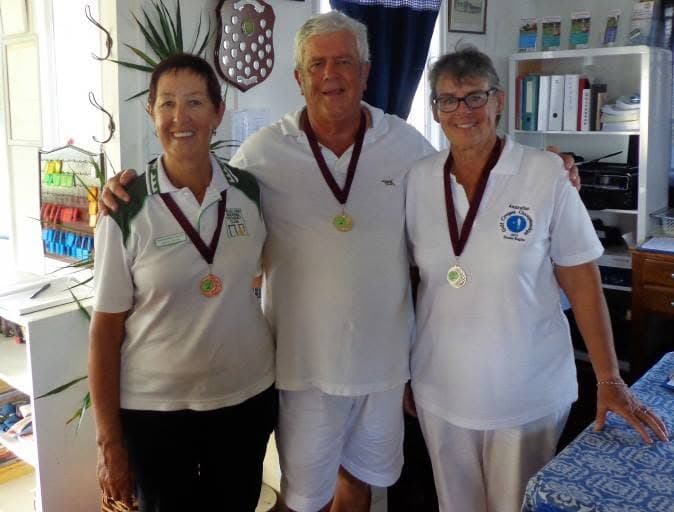 Geraldine Trivett wins silver at Golf Croquet Division 2 Medal, plus one more from Stephens