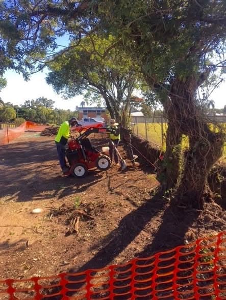 New retaining wall for Stephens carpark boundary