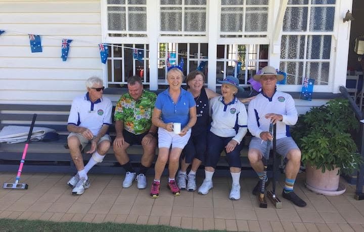 Australia Day celebrations at Stephens Croquet Club