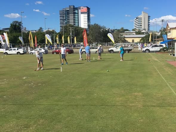 A beautiful autumn day of croquet at Windsor