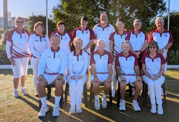 Beattie and Love win Wynnum Renaissance; state golf croquet team trains, plus one more from Wynnum