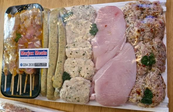 Selling tickets for meat trays at Deception Bay Tavern