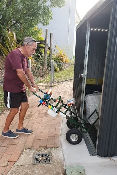 New equipment trolley now in use at Headland-Buderim