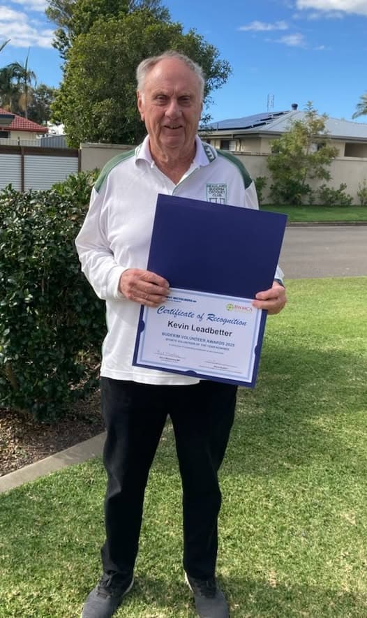 Kevin Leadbetter honoured at Buderim Volunteer Awards
