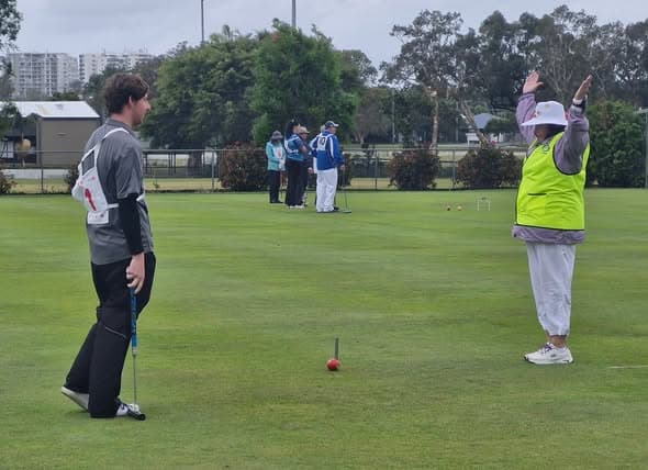 Moreton Bay Gateball braves cold at state competition