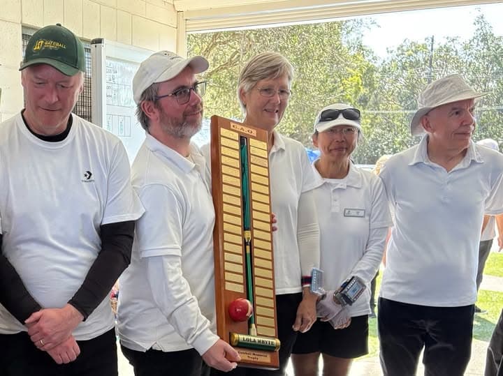 Southport's Lee Wentworth wins third Qld Gateball Doubles title; Julia Tai part of title-winning team