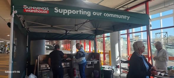 Thanks to our Bunnings BBQ volunteers