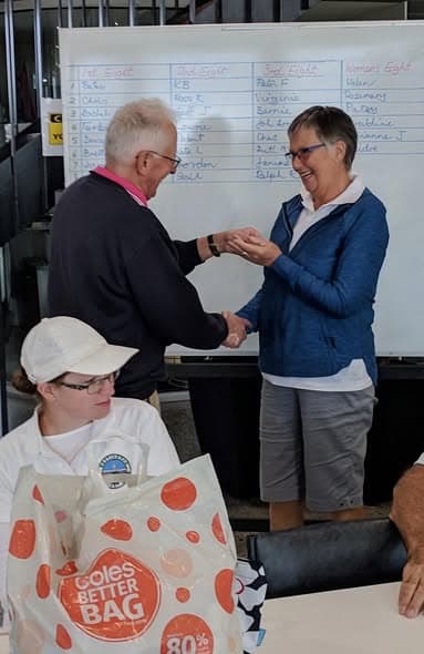 Gordon and Deirdre Giles compete at ACA President's Eights
