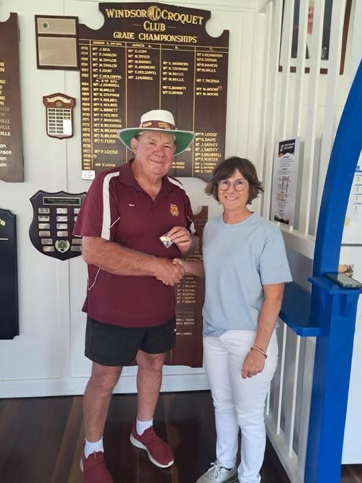 Nev wins Windsor Brooch Golf Croquet Singles