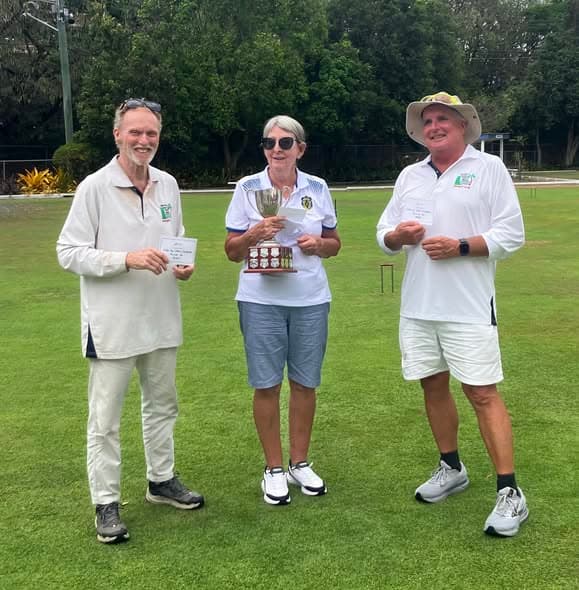 Borlase wins Queensland Open Doubles again