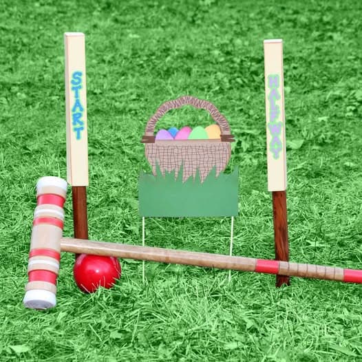 Free social croquet this Easter afternoon