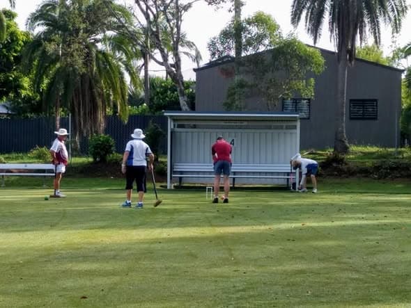 Easter Golf Croquet Doubles in Egyptian format