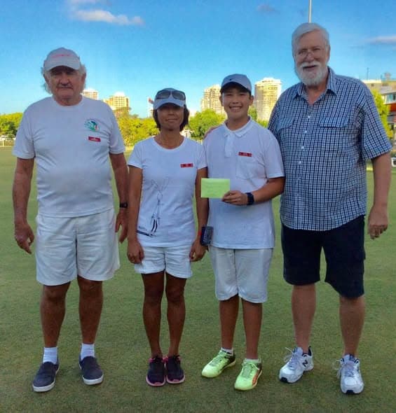 Gateball Triples Competition at Southport Croquet Club