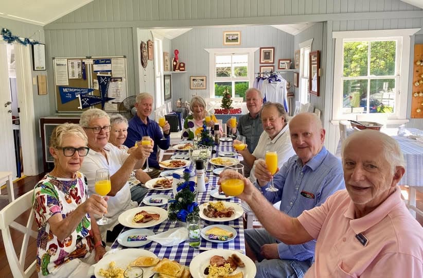 Sunrise Comp wraps up with breakfast and mimosas