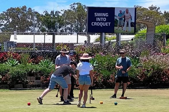 Headland-Buderim hosts Christmas croquet for Firefly Education