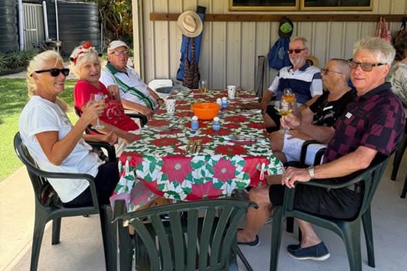 Headland-Buderim Christmas lunch goes off with a swing