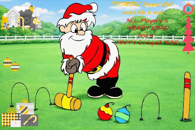 Toombul Croquet Club wishes everyone a merry Christmas