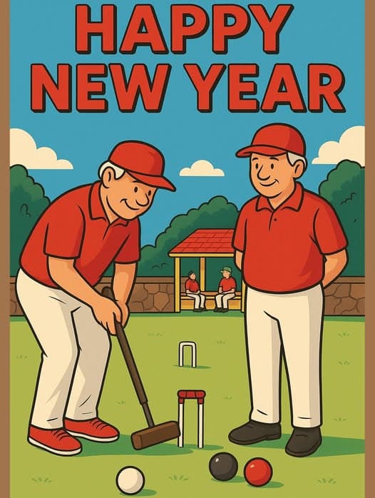 Happy New Year from Laurel Bank Croquet Club