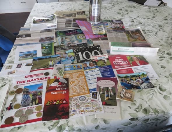 Wynnum seals centenary time capsule for 2075 and reminds members to wear hats