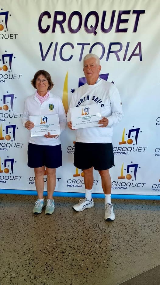 Windsor's Claire and Graham win Victorian Open Doubles Section 2