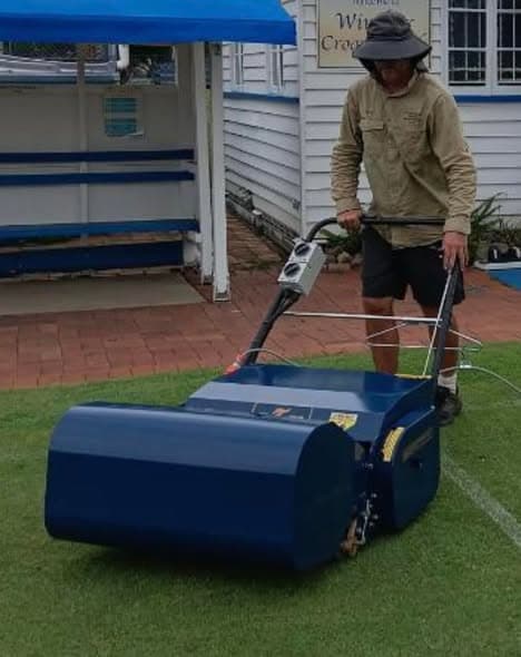 Windsor Croquet Club welcomes new mower