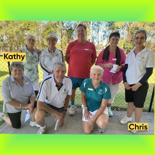 Eildon players enjoy Bribie Gala Day GC Doubles