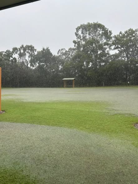 Water croquet at Capricorn Coast this morning