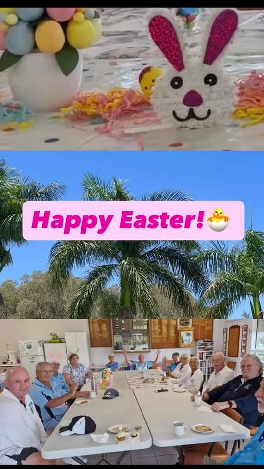 Happy Easter from Burleigh Heads Palm Beach Croquet Club