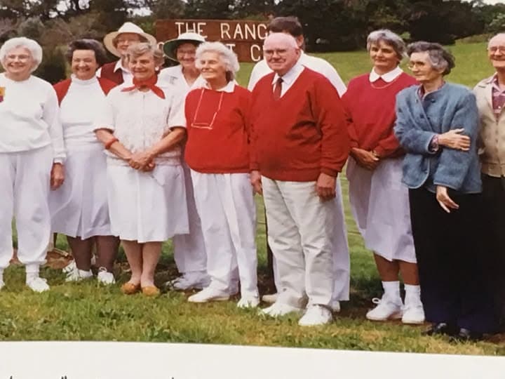 Original members of The Range-Maleny club