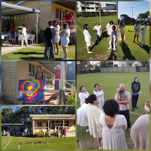 Photos from a day of croquet and Angela's hens party at Coolum