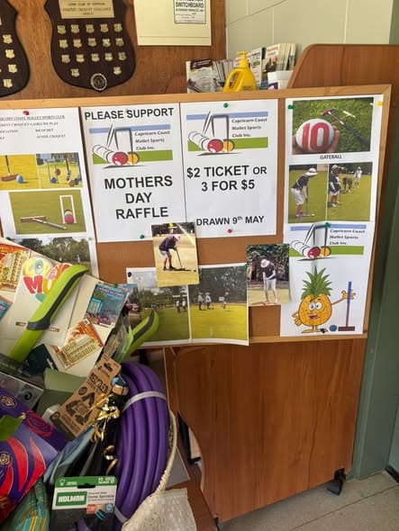 Mother's Day raffle tickets on sale at Bunnings