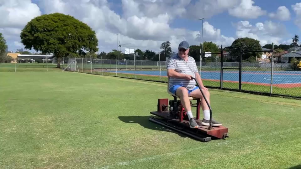 Thank you to George for maintaining our croquet lawns