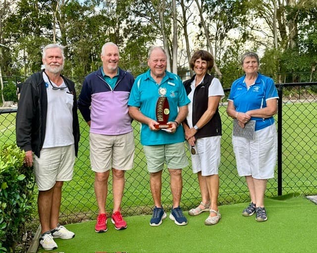 Eildon members compete at Bribie golf croquet tournament, plus three more from Eildon