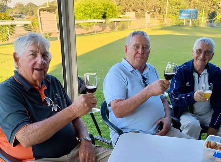 Welcoming a visiting croquet player from New Zealand