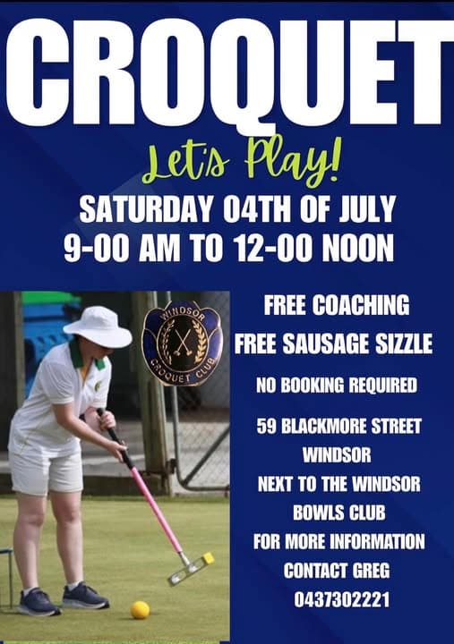 Come and Try Croquet at Windsor Croquet Club