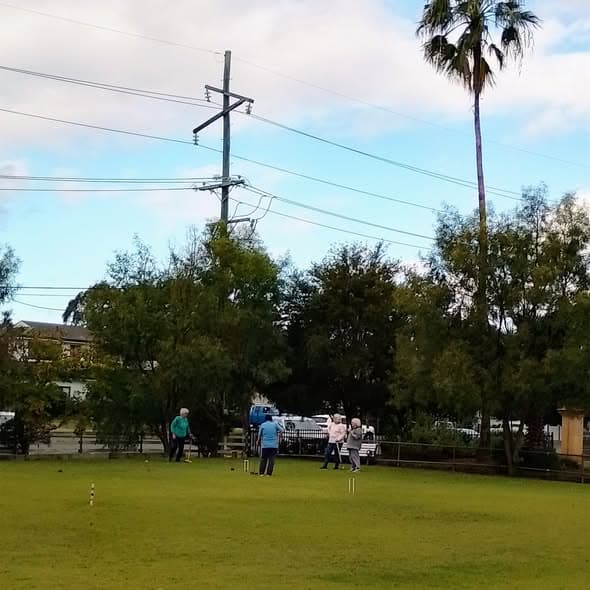 Winter chill doesn't stop Dalby croquet fun