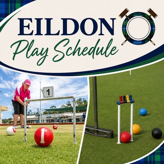 Eildon Croquet Club updates GC play schedule