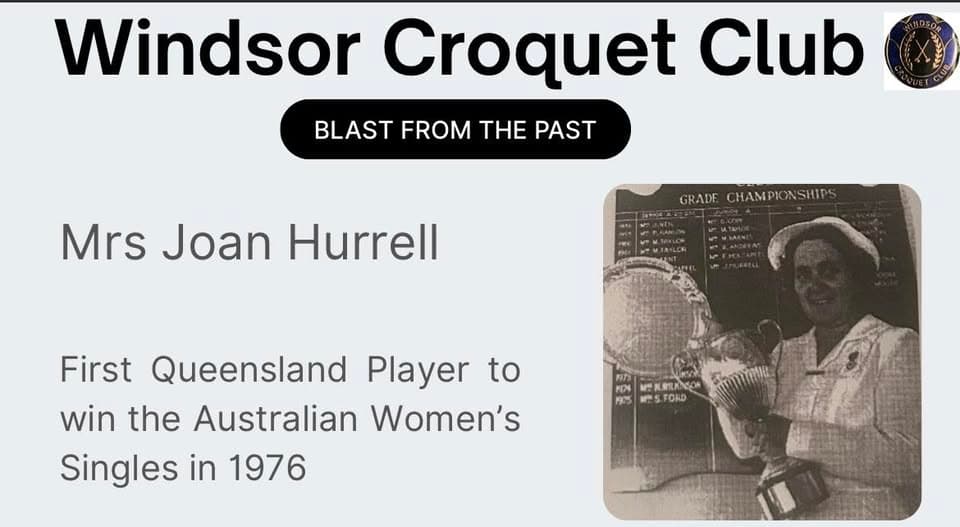 Vale Joan Hurrell – A Dedicated Windsor Croquet Club Member