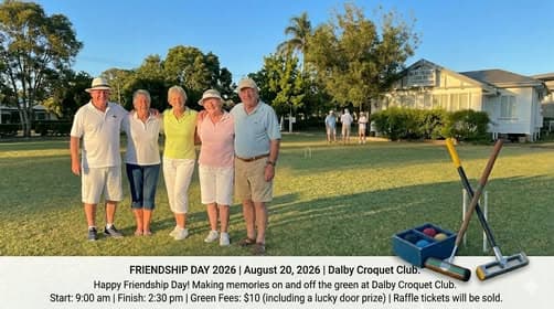 Photos from Dalby croquet club, plus one more from Dalby