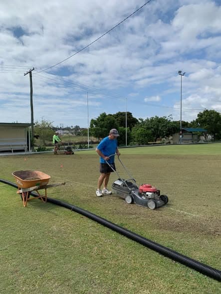 First two Wynnum courts scarified ahead of summer