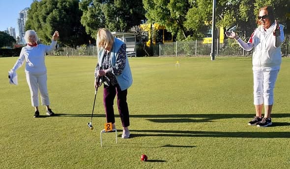 Record 12 Gateball teams contest Mallet Sports on the Broadwater at Southport