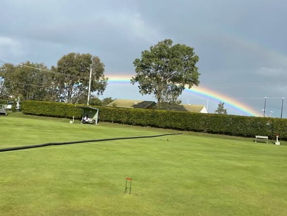 A beautiful morning at Eildon Croquet Club