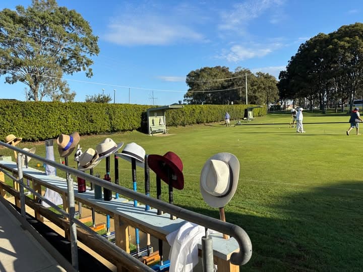New mallet holder built by volunteers at Eildon
