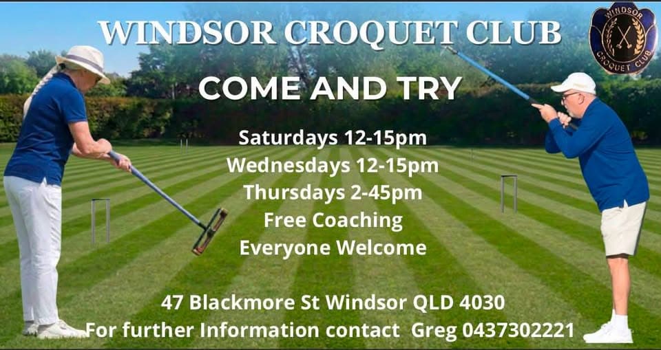 Windsor Croquet Club Invites You to Club Days