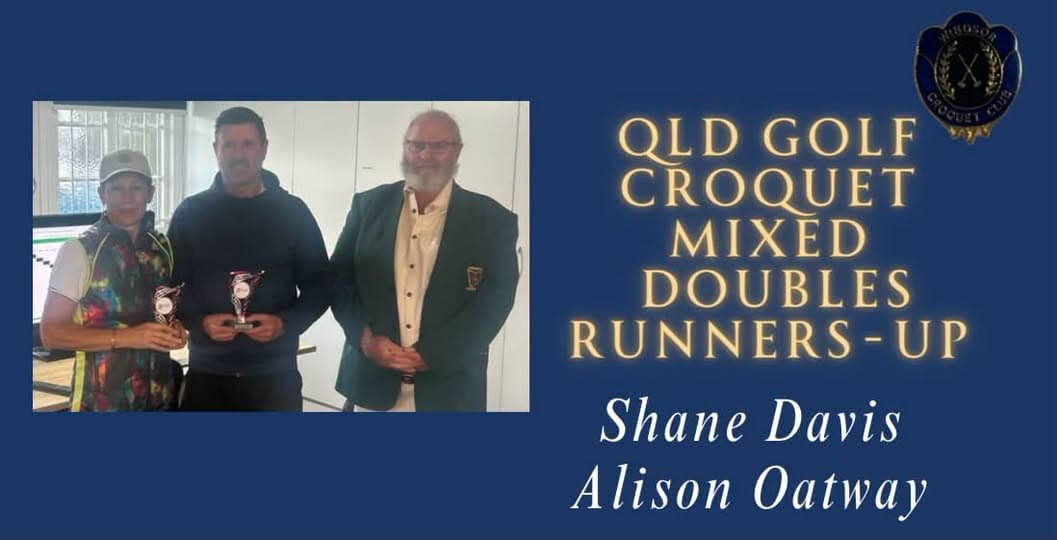 Windsor Croquet Club congratulates state runners-up and hosts Queensland championship