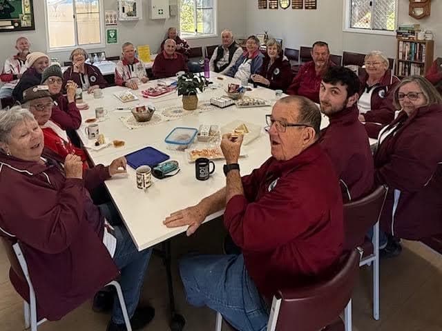Morning tea break for West Toowoomba members