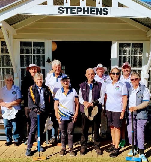 Stephens Division 2 Golf Croquet Team Wins Close Pennant Match
