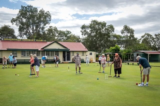 Come and try croquet at Graceville Croquet Club